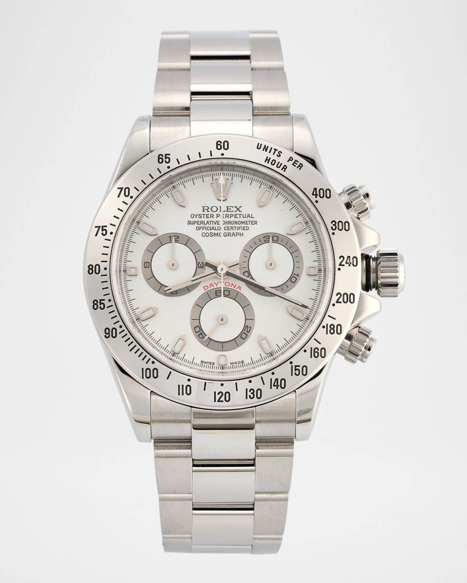 Rolex Stainless Steel Cosmograph Daytona 40mm Vintage 2002 Watch